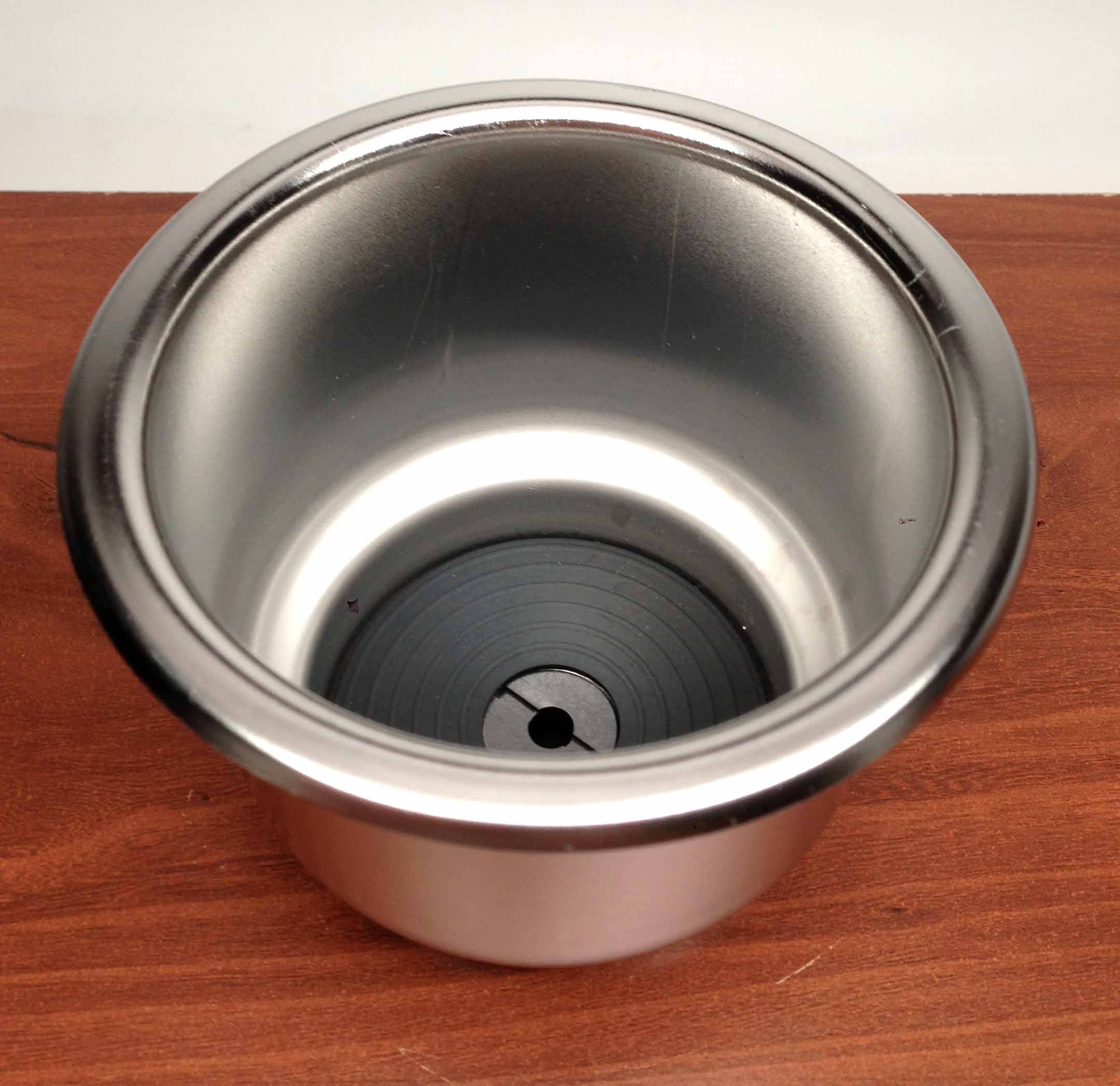 STAINLESS STEEL CUP DRINK HOLDER MARINE BOAT RV CAMPER TRUCK HIGH 3.5 Inch Stainless Steel Cup Holder